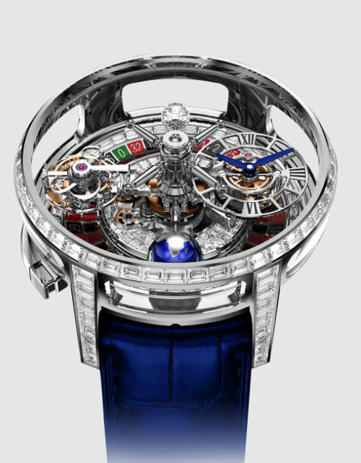(image for) Jacob & Co. astronomia casino WHITE GOLD BAGUETTE AT860.30.BD.BD.A Replica Watch